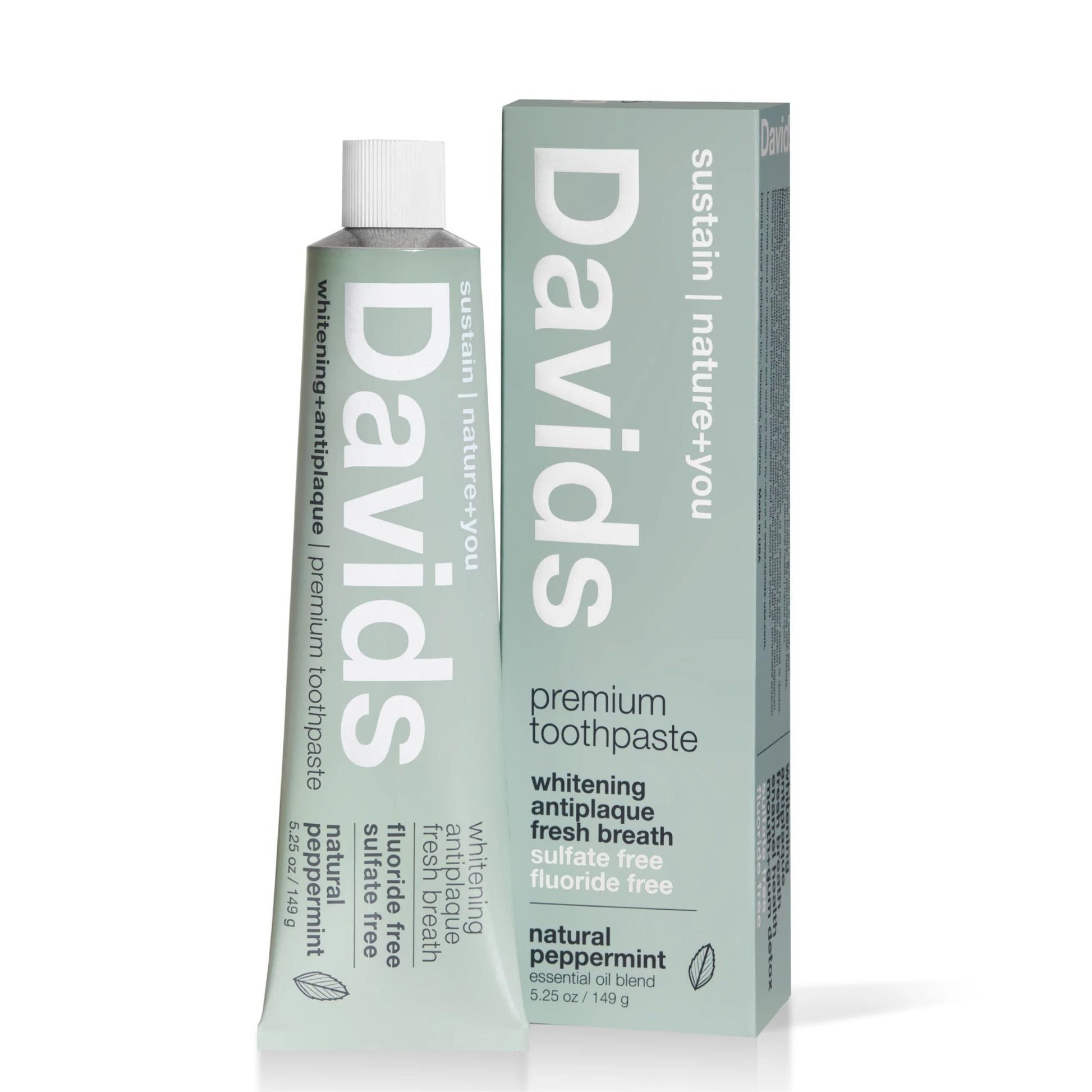 Premium Natural Toothpaste | Davids - Zero Waste Cartel