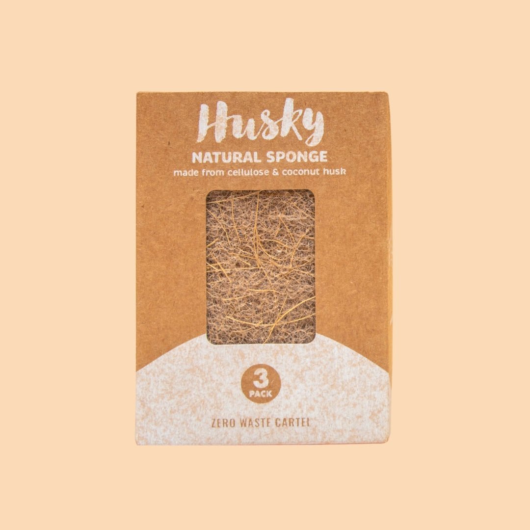 Husky Sponge - Biodegradable Kitchen Sponge - Zero Waste Cartel