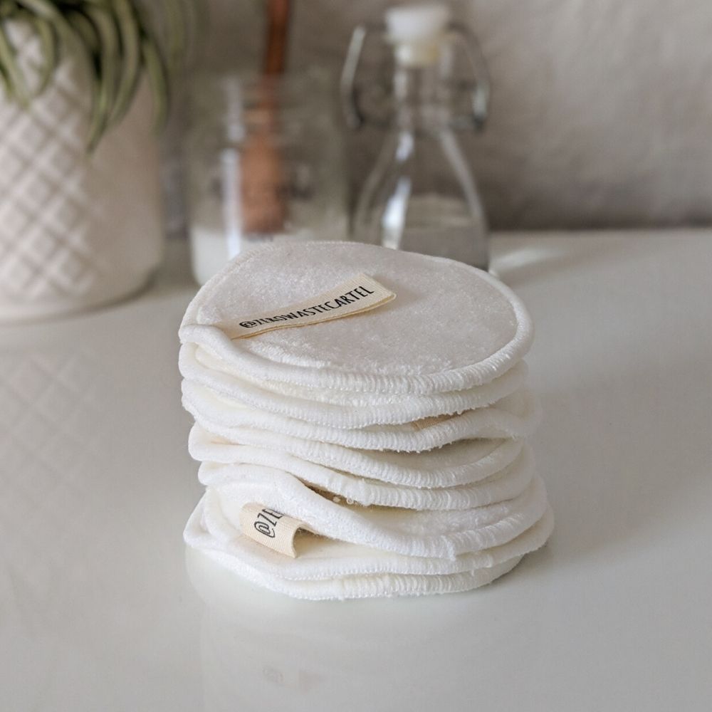 Reusable Cotton Rounds (with Laundry Bag) - Zero Waste Cartel