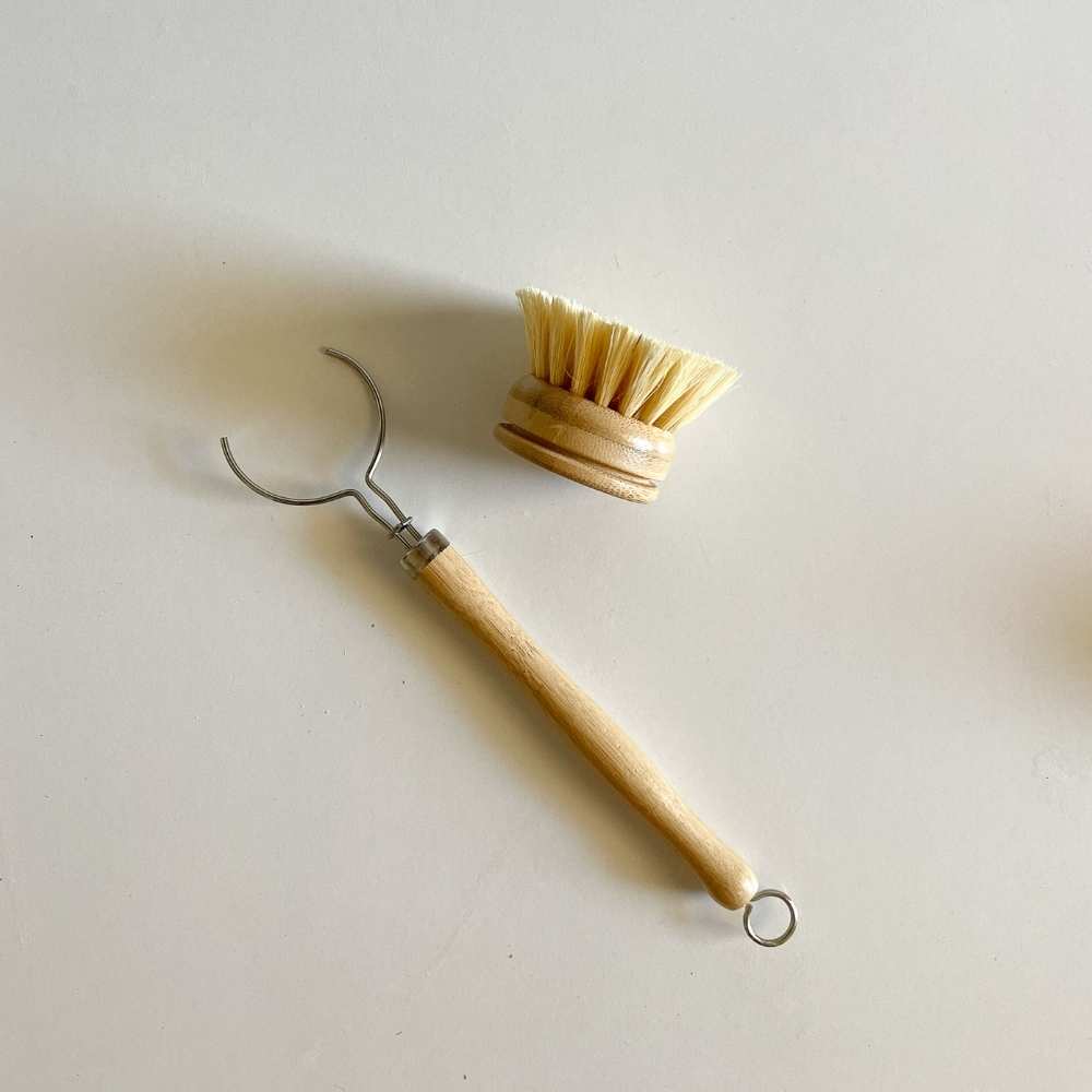 Wooden Dish Brush - Replaceable Heads - Zero Waste Cartel