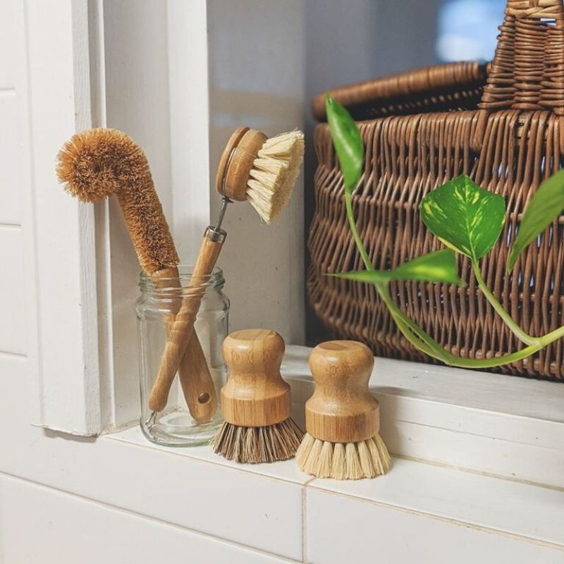 Zero Waste Kitchen Kit - Wooden Dish Brushes (4-Pack) - Zero Waste Cartel