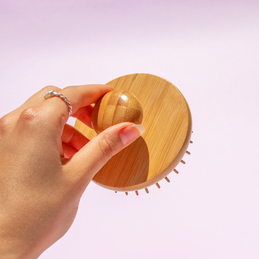 Bamboo Scalp Massager - Zero Waste Cartel