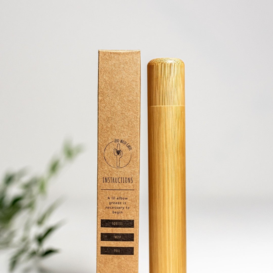 Bamboo Toothbrush Case - Zero Waste Cartel