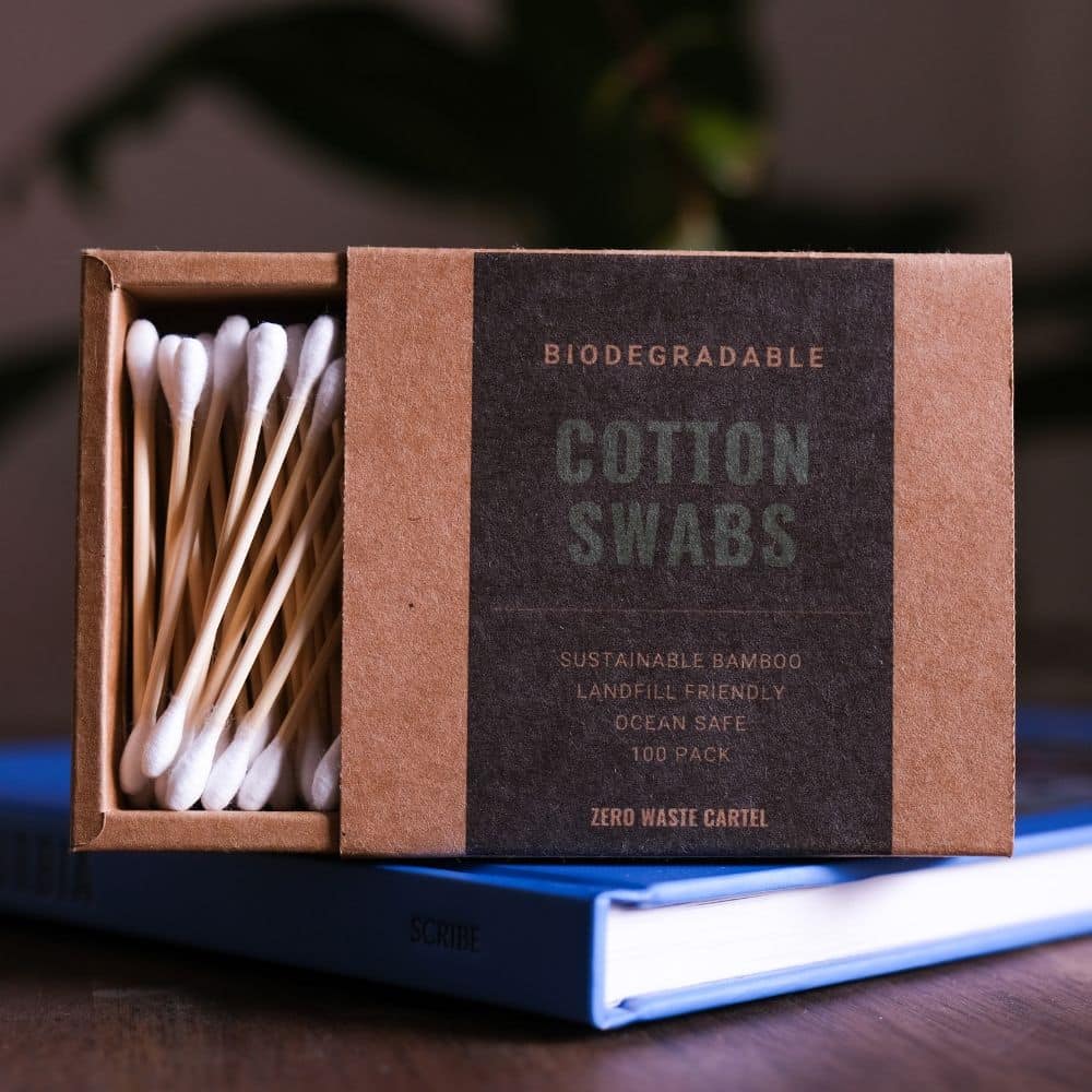 Biodegradable Bamboo Cotton Swabs - Zero Waste Cartel