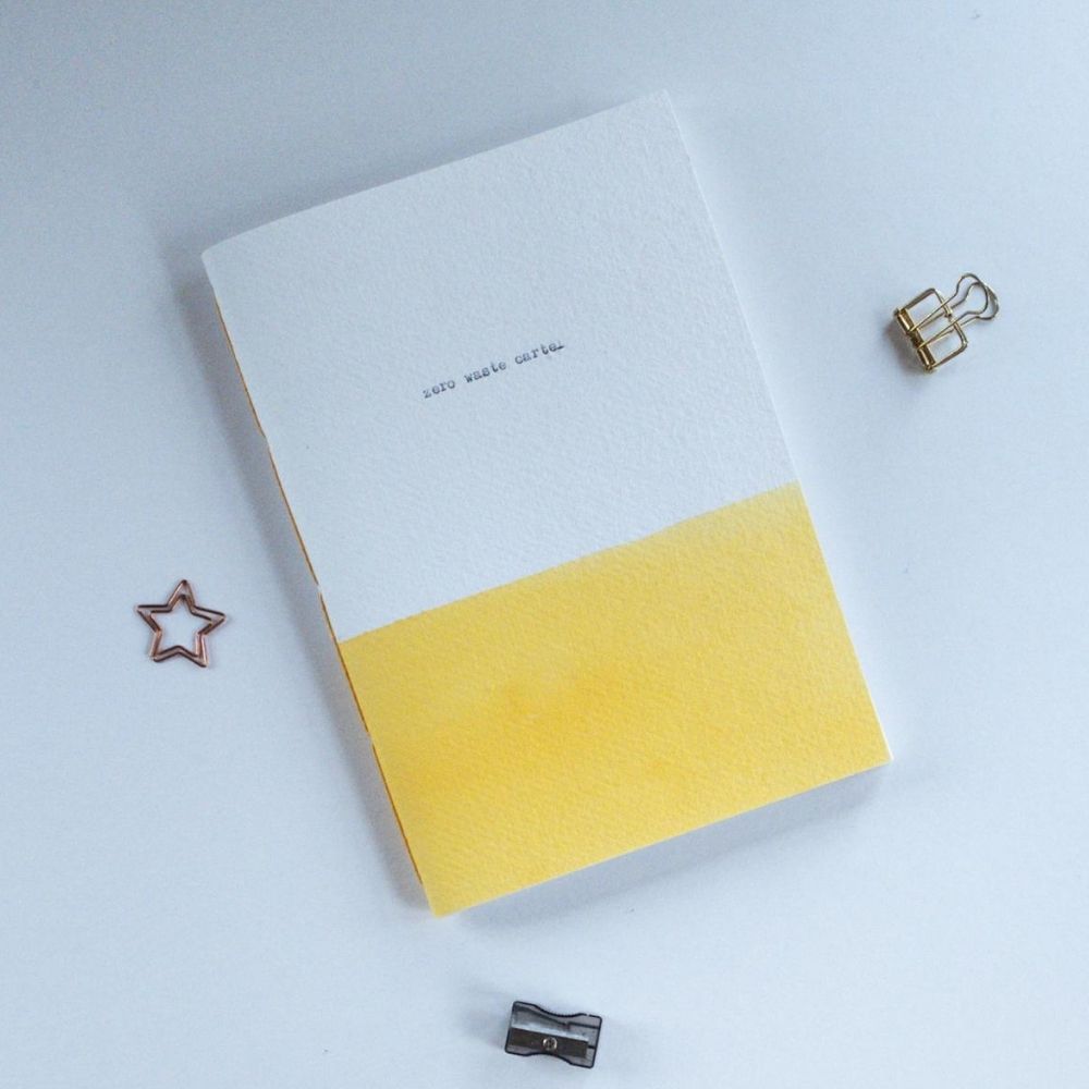 Hand-Stitched Sustainable Notebook - Zero Waste Cartel