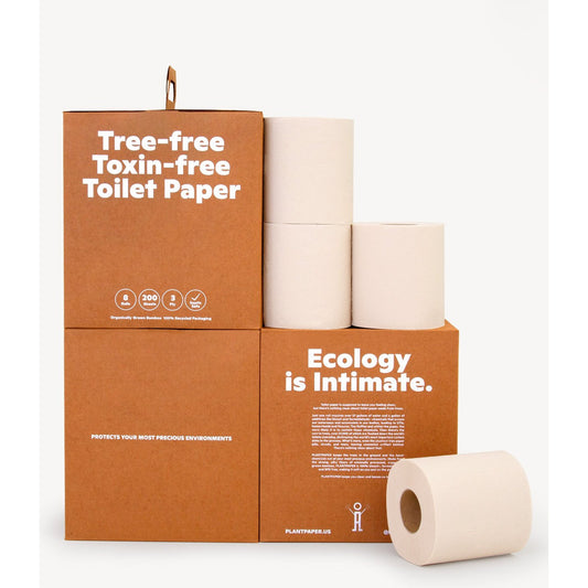 Organic Bamboo Toilet Paper by Plant Paper - Zero Waste Cartel