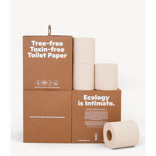 Organic Bamboo Toilet Paper by Plant Paper - Zero Waste Cartel