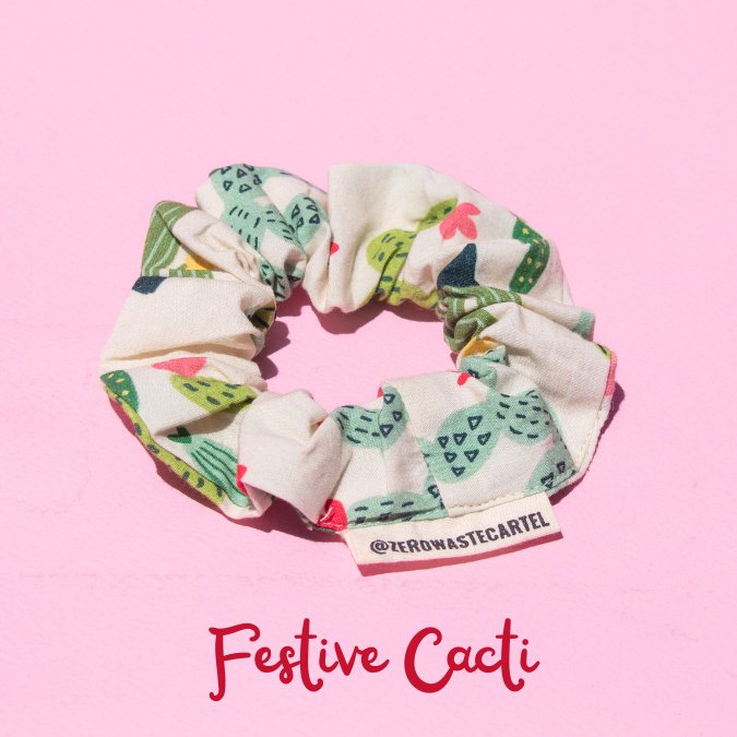 Sustainable Christmas Scrunchie - Zero Waste Cartel