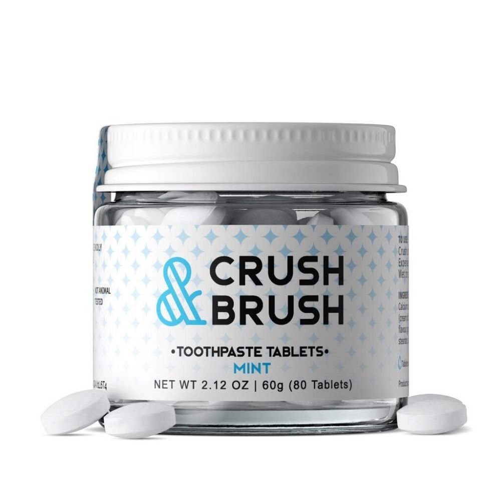 Toothpaste Bites | Crush & Brush - Zero Waste Cartel