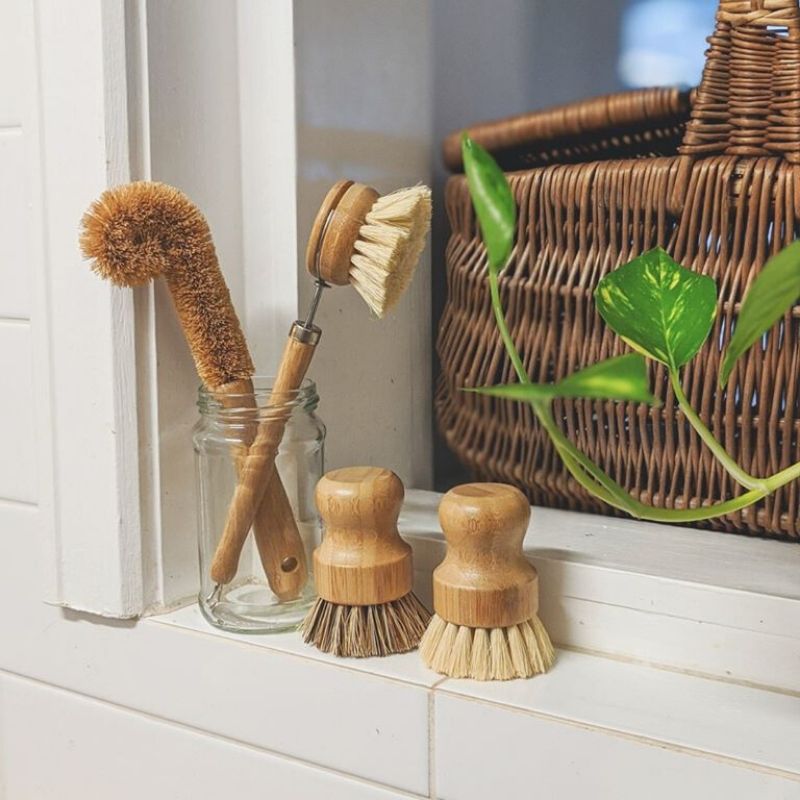 Zero Waste Kitchen Kit - Wooden Dish Brushes (4-Pack)