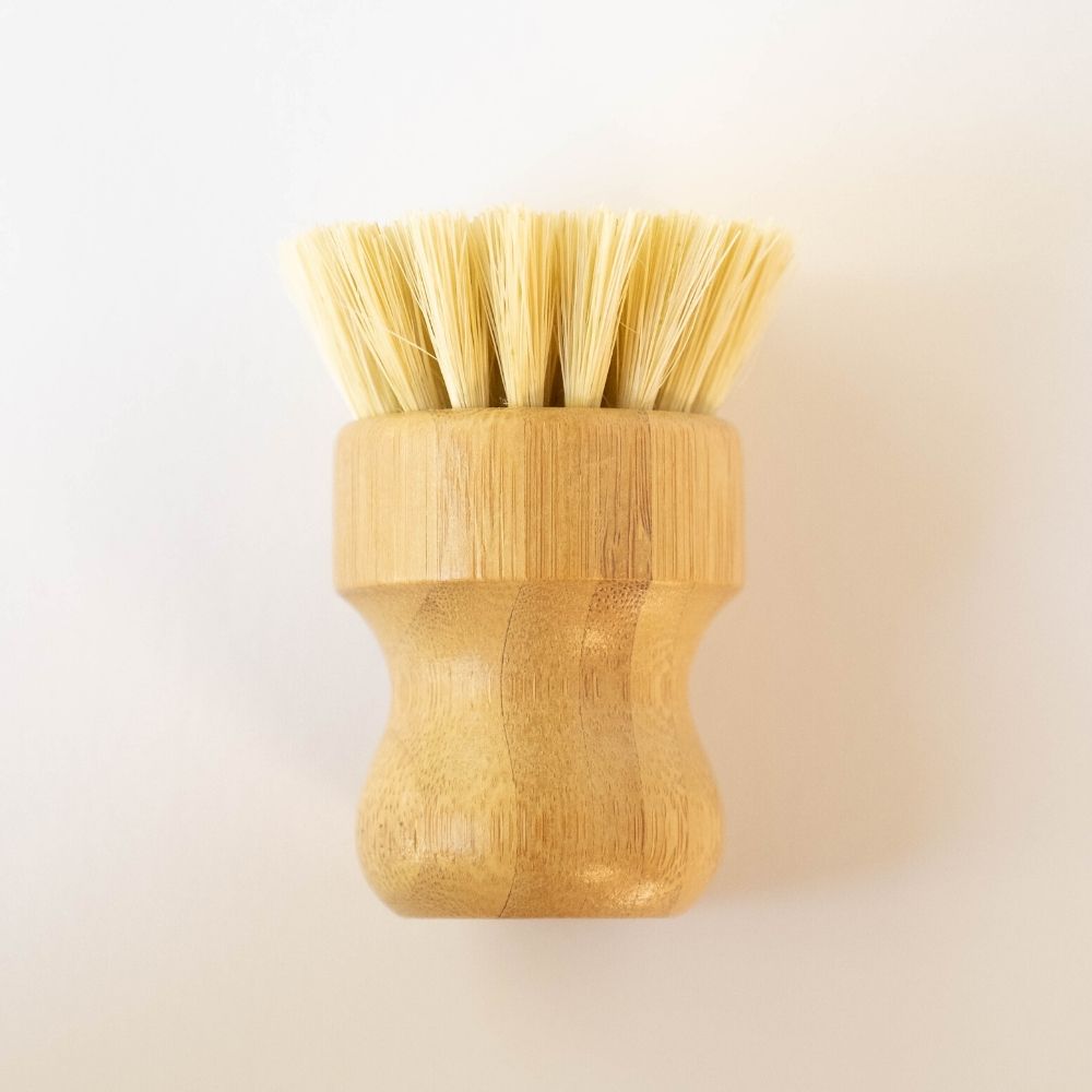 Zero Waste Kitchen Kit: Bamboo Pot Scrubber, Wood Dish Brush, Loofah S –  Gaia Guy